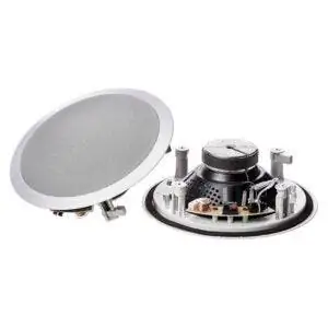 Лучший вариант потолочного динамика: AmazonBasics 8 Round In-Ceiling In-Wall