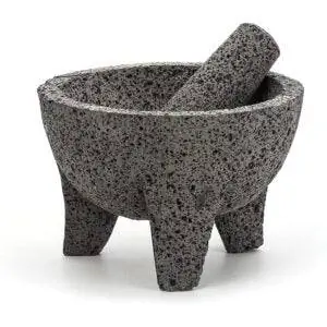 Лучшие варианты ступки и пестика: RSVP Аутентичный мексиканский Molcajete