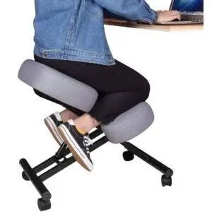 Лучшие варианты стульев для работы стоя: DRAGONN by VIVO Ergonomic Kneeling Chair