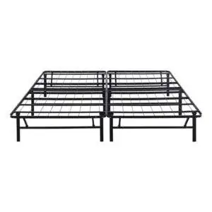 Лучший вариант каркаса кровати: Olee Sleep 14-дюймовый складной каркас кровати с металлической платформой