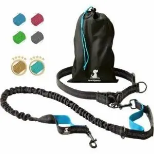 Лучшие варианты выдвижного поводка для собак: SparklyPets Hands-Free Dog Leash Professional Harness