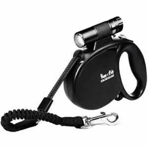 Лучшие варианты выдвижного поводка для собак: Happy & Polly Dog Leash 16,4 фута с фонариком