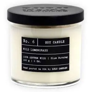 Лучшие варианты соевых свечей: Lulu Candles Wild Lemongrass