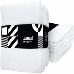 Лучший вариант кухонных полотенец: Zeppoli 24-Pack Flour Sack Towels