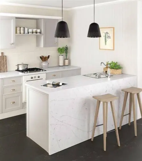 Столешницы из инженерного камня: Silestone's Statuario