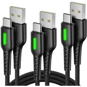 Лучший вариант кабеля для зарядки: кабель USB C, INIU [3 Pack 3.1A] QC 3.0