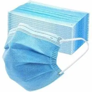 Лучшие варианты пылезащитных масок: Asofcof 50PCS Одноразовая трехслойная противопылевая маска для лица