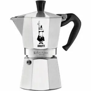 Лучшие варианты горшков Moka: Bialetti Express Moka Pot, 6-Cup, алюминий, серебро