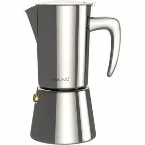 Лучшие варианты кофейников Moka: кофеварка bonVIVO Intenca Stovetop Espresso Maker