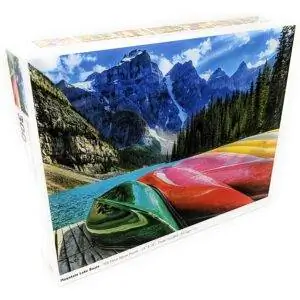 Лучший вариант пазлов: пазл Colorcraft из 300 деталей - лодки на горном озере Лучший вариант пазлов: пазл Colorcraft из 300 деталей - лодки на горном озере