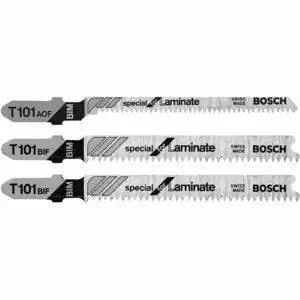 Лучшее пильное полотно для резки ламината: Bosch T503 3-компонентный Т-образный хвостовик для твердой древесины/ламината Лучшее пильное полотно для резки ламината: Bosch T503 3-компонентный Т-образный хвостовик для твердой древесины/ламината
