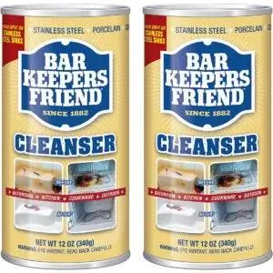 Лучшие средства для чистки ванны: очищающее средство Bar Keepers Friend в виде порошка