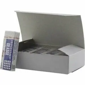 Лучшие варианты ластика: Pentel Hi-Polymer Block Eraser, большой, упаковка из 10 штук