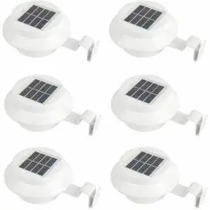 Лучший вариант солнечных водосточных фонарей: iSunMoon 6 Pack Gutter Solar Lights