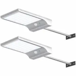 Лучший вариант солнечных водосточных фонарей: InnoGear 24 LED Solar Lights