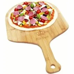 Лучший вариант кожуры для пиццы: Pizza Royale из натурального бамбука премиум-класса, полученного из этических источников