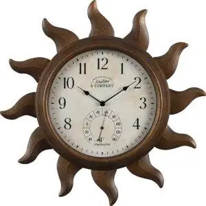 Лучшие варианты уличных часов: уличные часы FirsTime & Co. Sundeck Outdoor Clock