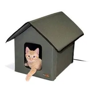 Лучший вариант приюта для кошек: K&H Pet Products Outdoor Heated Kitty House
