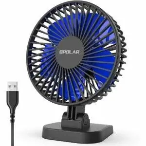 Лучший вариант портативного вентилятора: настольный USB-вентилятор OPOLAR