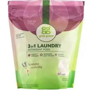 Лучшие варианты капсул для стирки: Grab Green Natural 3 в 1 капсулах для стирки