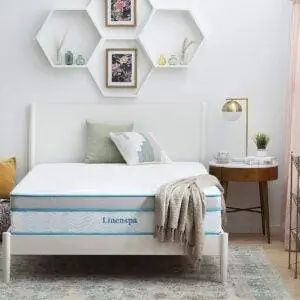 Лучшие варианты матрасов для боковых спальных мест: Linenspa 12 Inch Memory Hybrid Plush