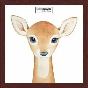 Лучший вариант рамы для постеров: традиционная рамка из красного дерева Poster Palooza 21x21 из красного дерева