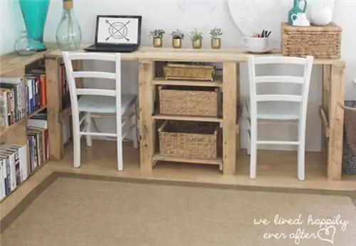 Компьютерный стол своими руками - сборка из дерева