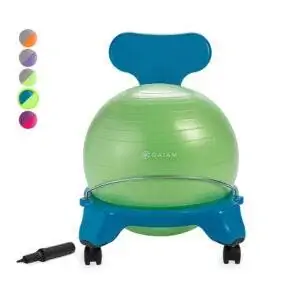 Лучший вариант детского стула для рабочего стола: стул Gaiam Kids Balance Ball