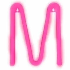 Лучший вариант неоновых вывесок: Obrecis Light Up Letters Neon Signs, Pink Marquee