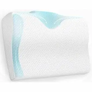 Лучший вариант контурной подушки: BODESY Contour Memory Foam Bed Pillow