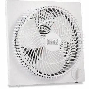 Лучший вариант коробочного вентилятора: BLACK+DECKER Mini Box Fan Тихий 9-дюймовый стол