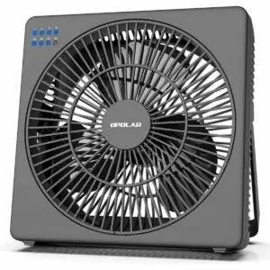 Лучший вариант коробочного вентилятора: 8-дюймовый настольный вентилятор OPOLAR с USB-подключением и таймером