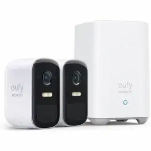 Лучший вариант домашней системы безопасности с самоконтролем: eufy Security, eufyCam 2C Pro 2-Cam Kit, Wireless