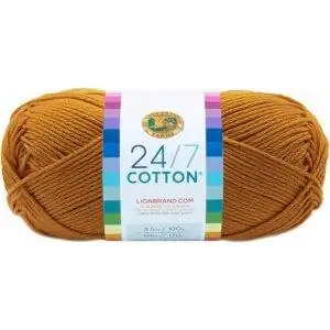 Лучший вариант пряжи: Lion Brand Yarn 761-158 24-7 Хлопчатобумажная пряжа