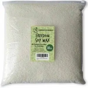 Лучший вариант воска для свечей: American Soy Organics - 10 фунтов соевого воска Freedom