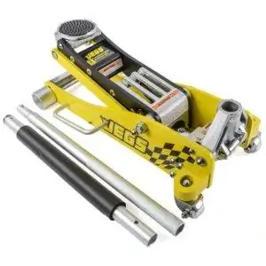 Лучший низкопрофильный напольный домкрат: JEGS Professional 3-тонный низкопрофильный напольный домкрат