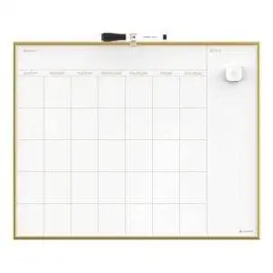 Лучший вариант настенного календаря: магнитный месячный календарь U Brands Dry Erase Board