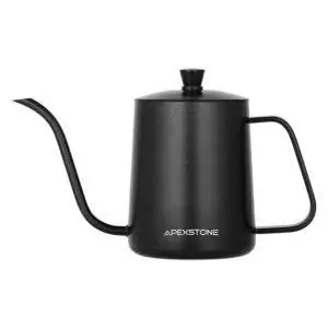 Лучший вариант чайника с гусиной шеей: Apexstone Mini 20oz Pour Over Coffee Kettle