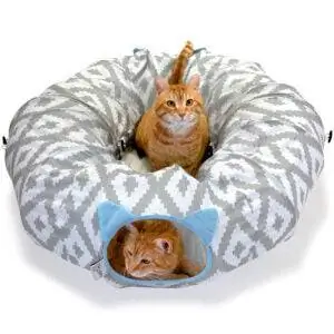 Лучшие варианты кошачьих кроватей: Kitty City Large Cat Tunnel Bed Лучшие варианты кошачьих кроватей: Kitty City Large Cat Tunnel Bed