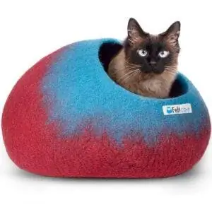 Лучшие варианты кошачьих кроватей: Feltcave Wool Cat Cave Bed (средний размер) Лучшие варианты кошачьих кроватей: Feltcave Wool Cat Cave Bed (средний размер)