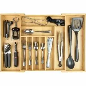 Лучший органайзер для столовых приборов: KitchenEdge Premium Silverware, Столовые приборы и посуда Лучший органайзер для столовых приборов: KitchenEdge Premium Silverware, Столовые приборы и посуда