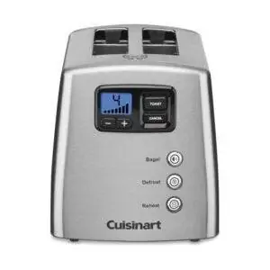 Лучший вариант тостера с 2 ломтиками: Cuisinart CPT-420 Touch to Toast Безрычажный тостер