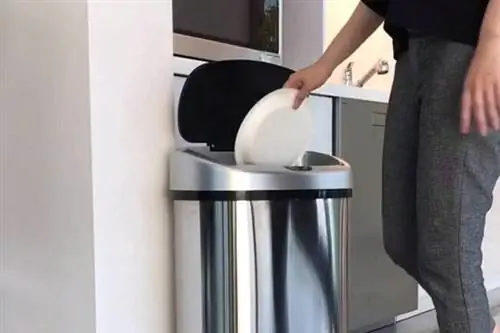 Лучший вариант бесконтактного мусорного бака