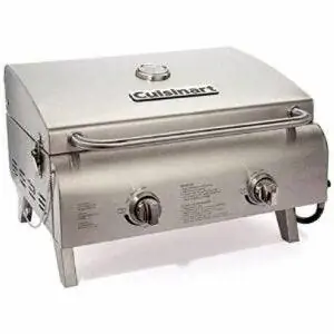 Лучший вариант небольшого гриля: настольный пропановый гриль Cuisinart CGG-306 Chef’s Style