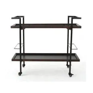 Лучший вариант барной тележки: Christopher Knight Home Gerard Industrial Bar Cart