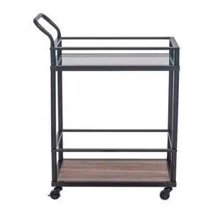 Лучший вариант тележки для бара: барная стойка Nathan James Carter Rolling Bar