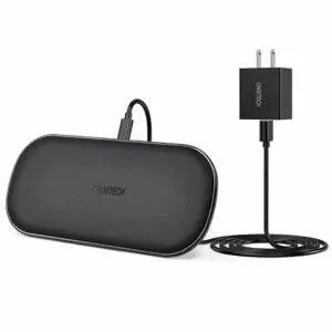 Лучший вариант беспроводного зарядного устройства: двойное беспроводное зарядное устройство CHOETECH с 5 катушками, сертифицированное Qi