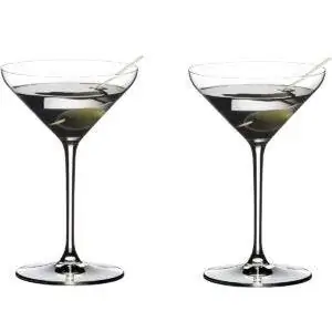 Лучшие варианты бокалов для коктейля: Riedel Extreme Martini Glass, набор из 2, прозрачные