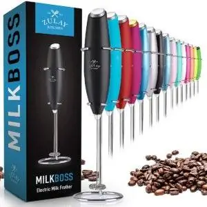 Лучшие варианты ручного вспенивателя молока: ручной вспениватель Zulay Original Milk Frother для латте