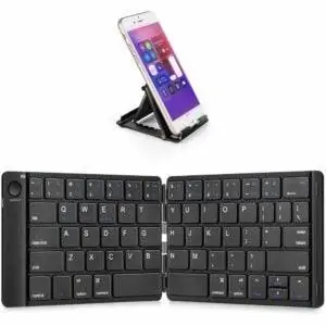 Лучший вариант мини-клавиатуры: складная Bluetooth-клавиатура Samsers Portable Wireless